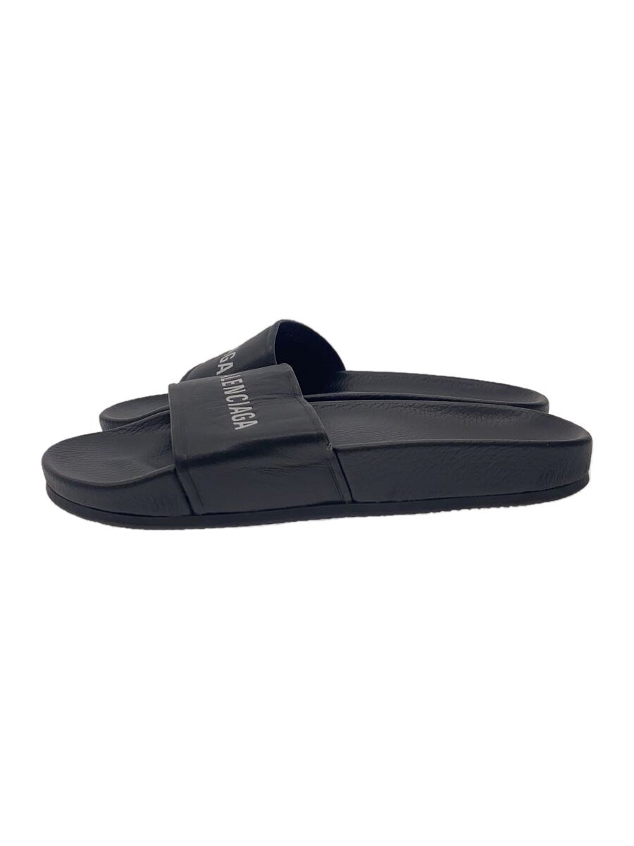 【中古】BALENCIAGA◆シャワーサンダル/36/BLK/ナッパレザー/506347【シューズ】