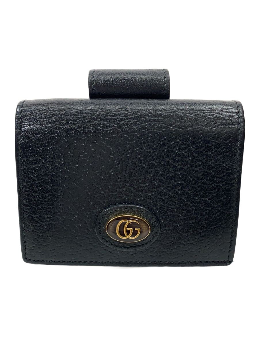 【中古】GUCCI◆2つ折り金入れ/なめし革/レディース【服飾雑貨他】