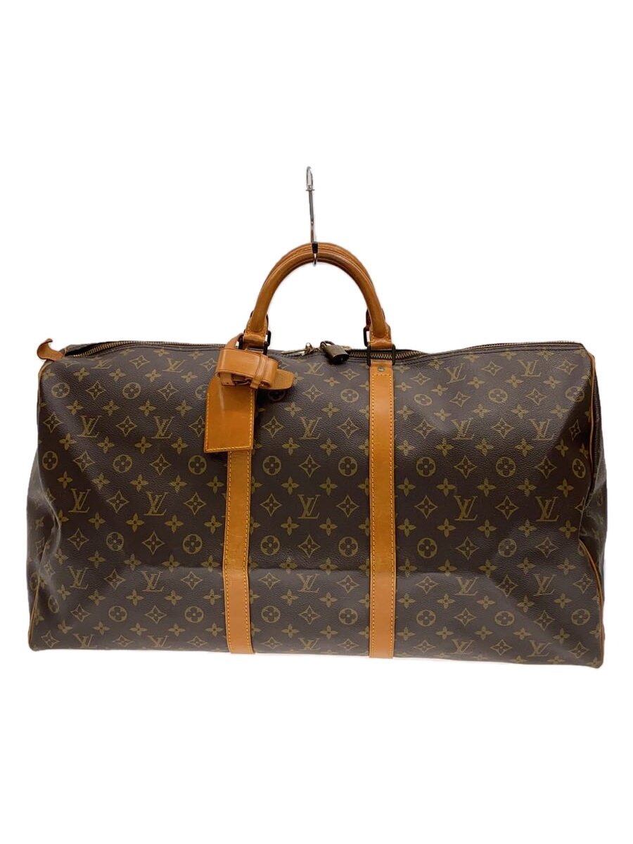 【中古】LOUIS VUITTON◆キーポル50_モノグラム・帆布/PVC/BRW//【御徒面子】