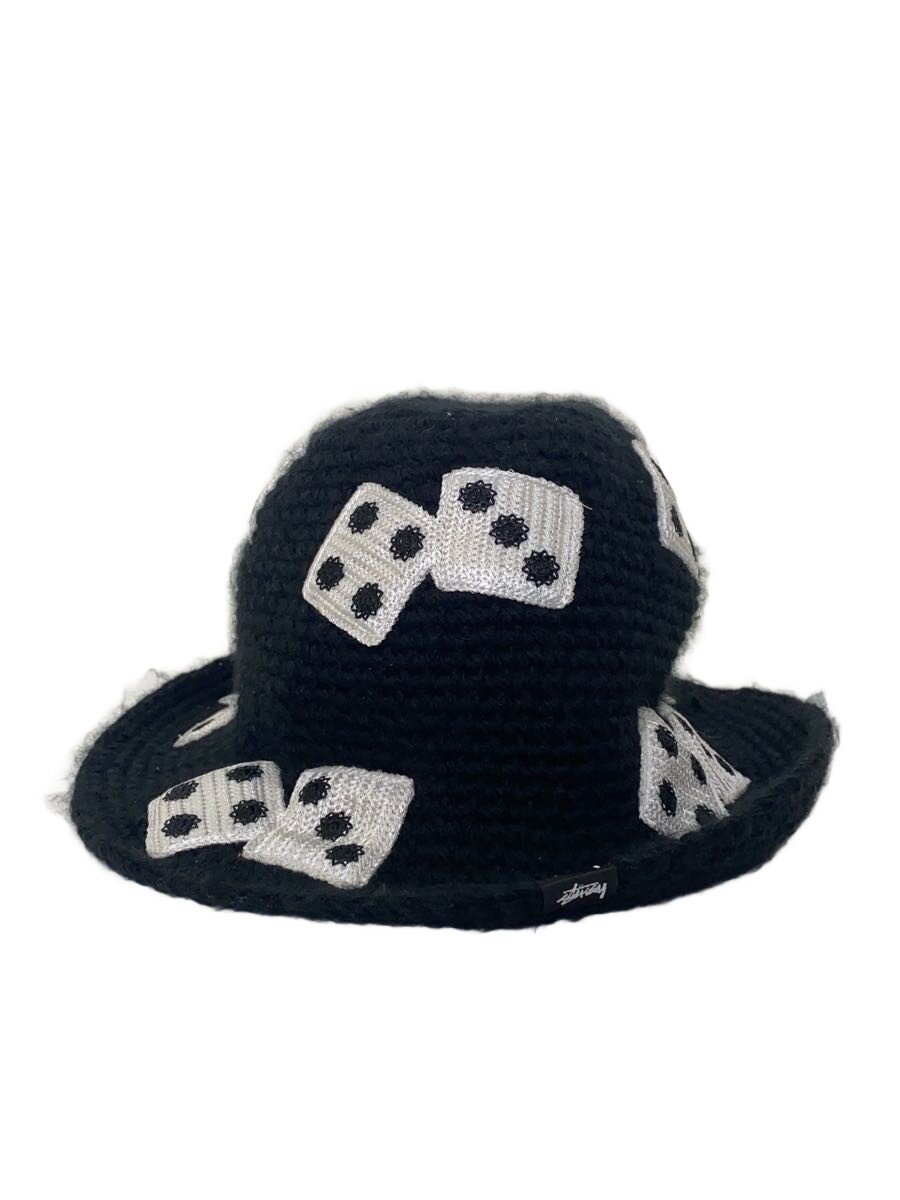 【中古】STUSSY◆頭顱御召しもの/--/アクリル樹脂/BLK/メンズ【服飾雑貨他】