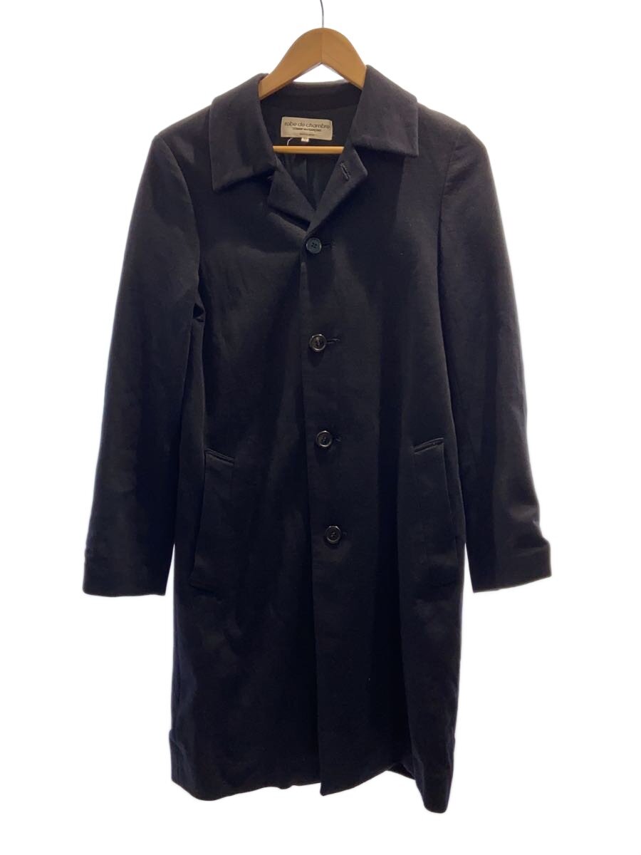 【中古】robe de chambre COMME des GARCONS◆厚地の外套/M/羊毛/NVY【メンズウェア】