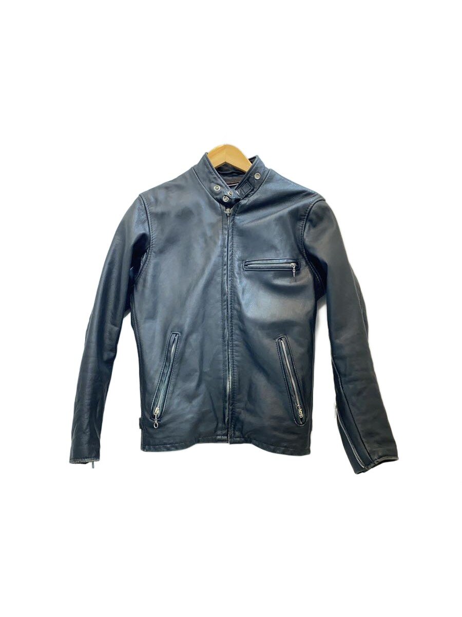 【中古】シングルライダースジャケット/34/レザー/BLK/Leathercraft process社製【メンズウェア】|2nd STREET 店