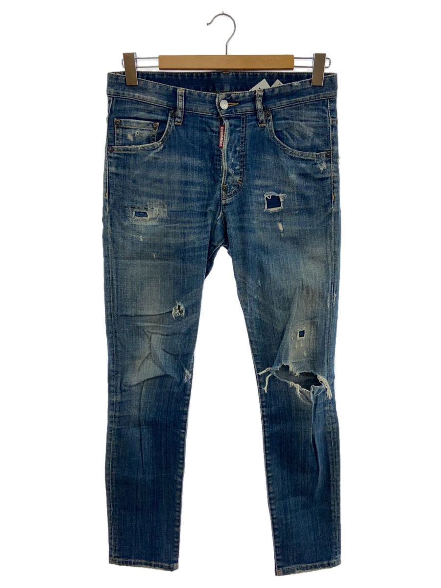 【中古】DSQUARED2◆スキニーパンツ/下つ方/46/綿織物/IDG/S74LB0024 S30342//【メンズウェア】