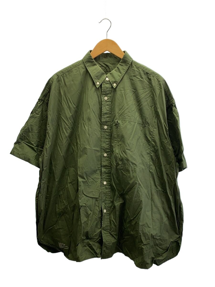 【中古】FreshService◆UTILITY S/S B.D SHIRT/半袖プルオーバー/FREE/綿織物/GRN/FSW-22-SH_109【メンズウェア】