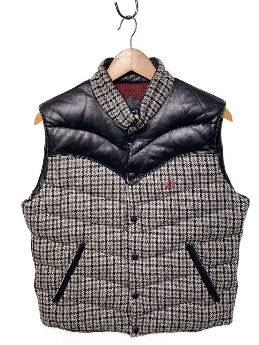 【中古】R.J.B◆ダウンベスト/38/ウール/GRY/NV106-LTD//【メンズウェア】|2nd STREET 店