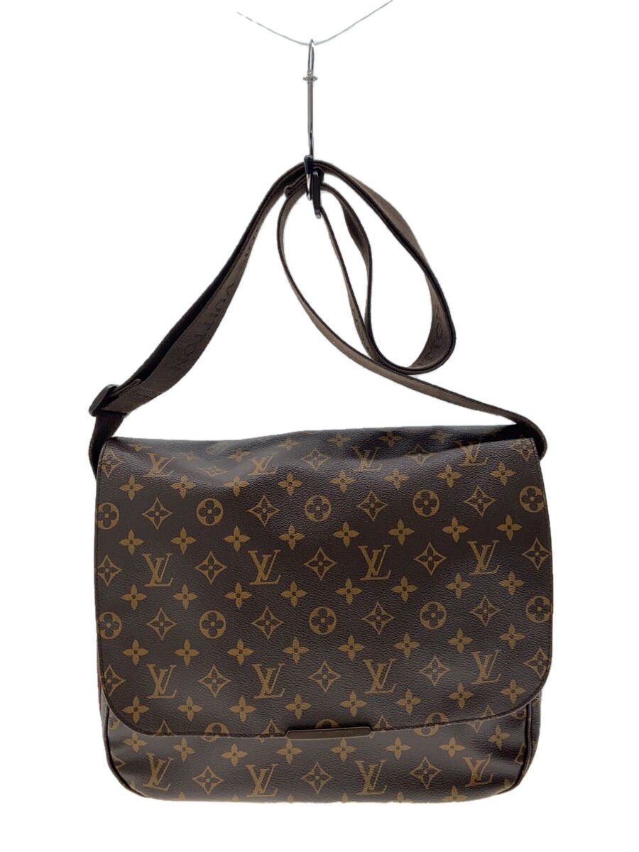 【中古】LOUIS VUITTON◆飛脚屋GM・ボブール_モノグラム・帆布_BRW/PVC/BRW//【御徒面子】