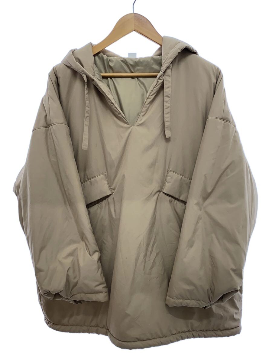 【中古】THE HIGHEST END◆oversized lightweight hoodie/1/ポリエステル/ベージュ/thl70323WT0005【レディース御召しもの】
