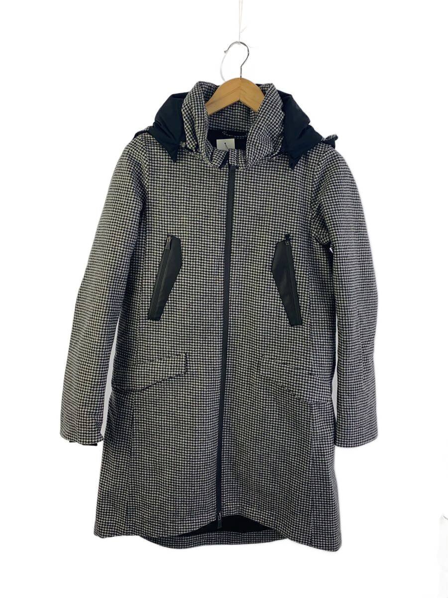 【中古】HERNO◆厚地の外套/38/羊毛/チドリ透かし彫り/37761-34396-1【レディースお召しもの】