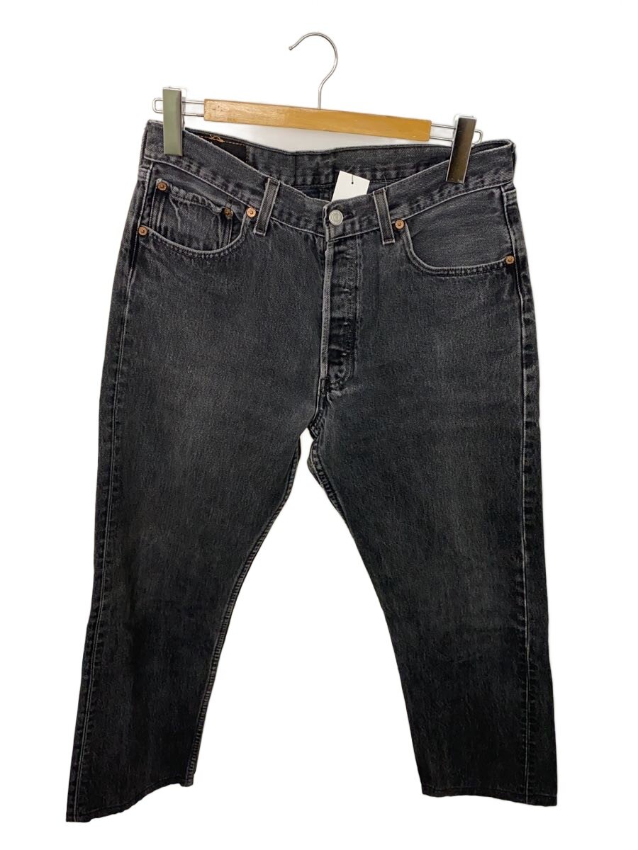 【中古】Levi’s◆引っ切り無いズボン下/33/ジーンズ/BLK/無地/501-0660【メンズウェア】