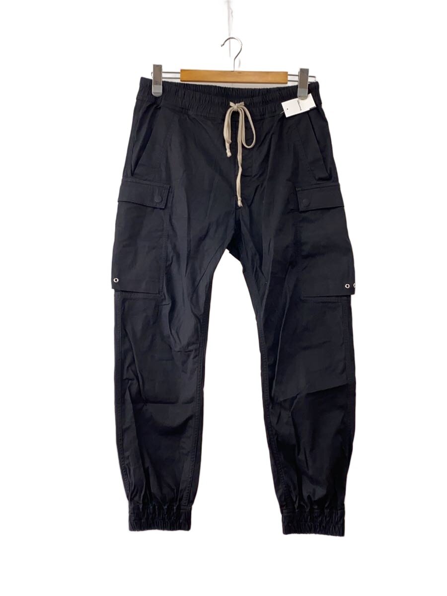 【中古】Rick Owens◆19SS/CARGO JOG/カーゴパンツ/52/綿織物/黒いこと/RU19F4396-TE/リックオウエンス//【メンズウェア】