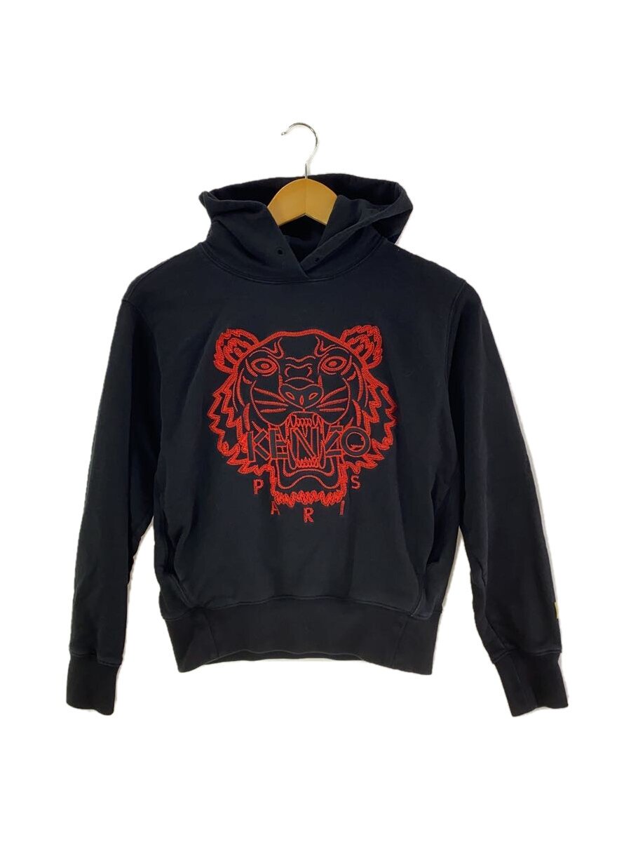 【中古】KENZO◆パーカー/XS/綿織物/BLK/fb52未申8714粍【レディース御召しもの】
