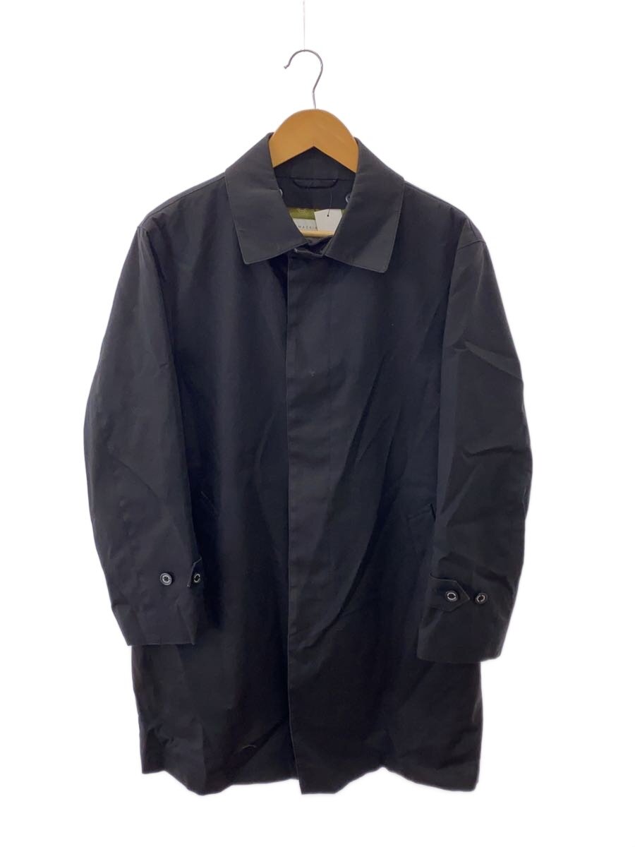 【中古】MACKINTOSH PHILOSOPHY◆ステンカラー厚地の外套/42/綿織物/黒いこと/無地/4CN61-310-09【メンズウェア】