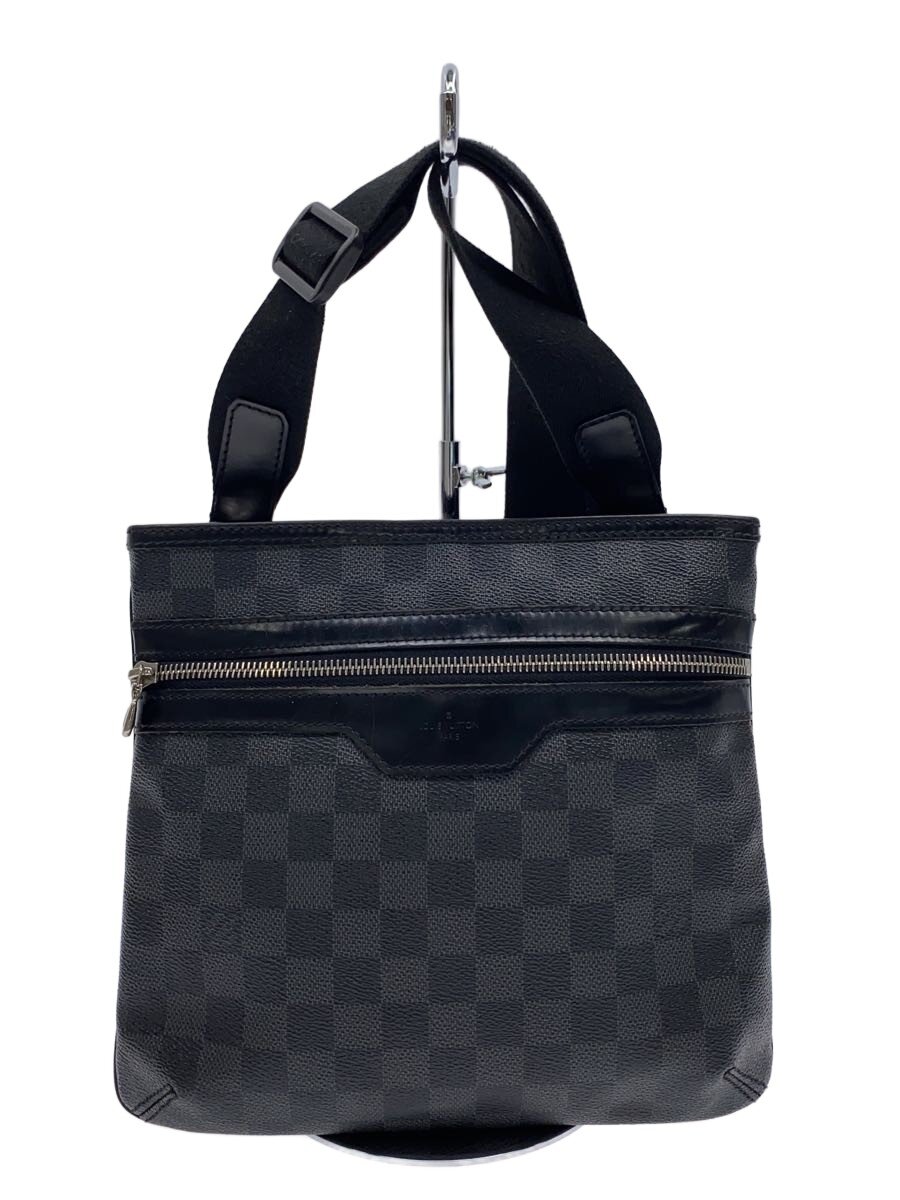 【中古】LOUIS VUITTON◆トマス_ダミエ・グラフィット/N58028/PVC/BLK//【御徒面子】