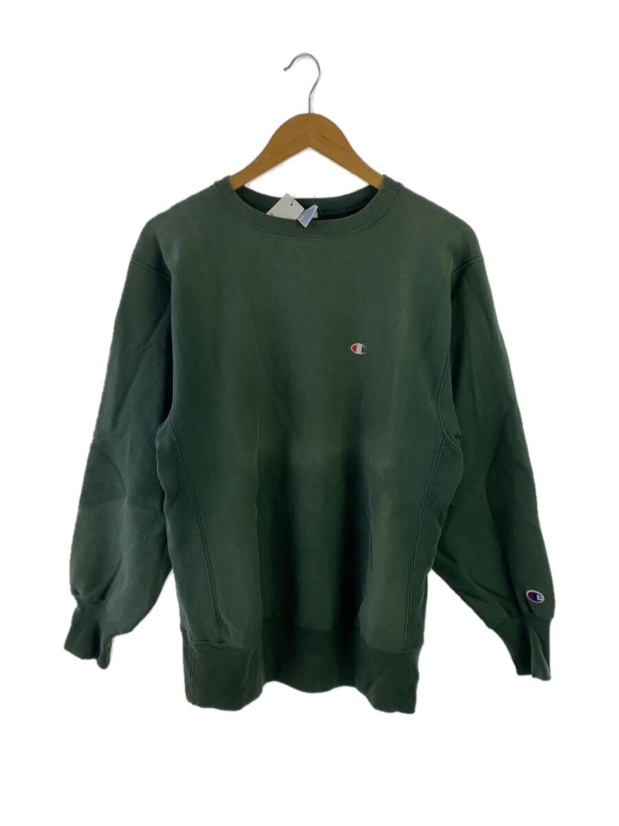 【中古】Champion◆汗水/L/綿織物/GRN/90s/USA製/トリコタグ【メンズウェア】