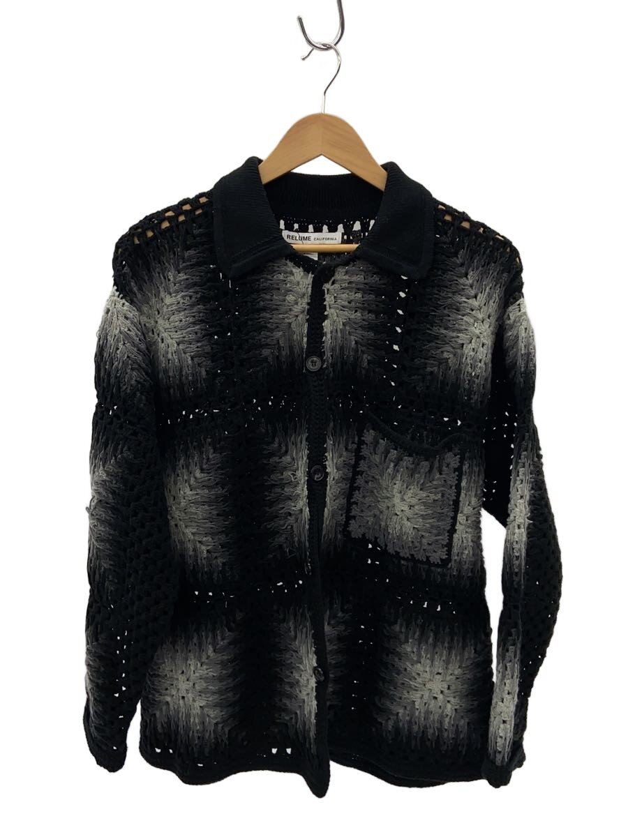 【中古】JOURNAL STANDARD relume◆クロシェアミカーディガン/M/綿織物/GRY/24-080-464-9000-1-0【メンズウェア】