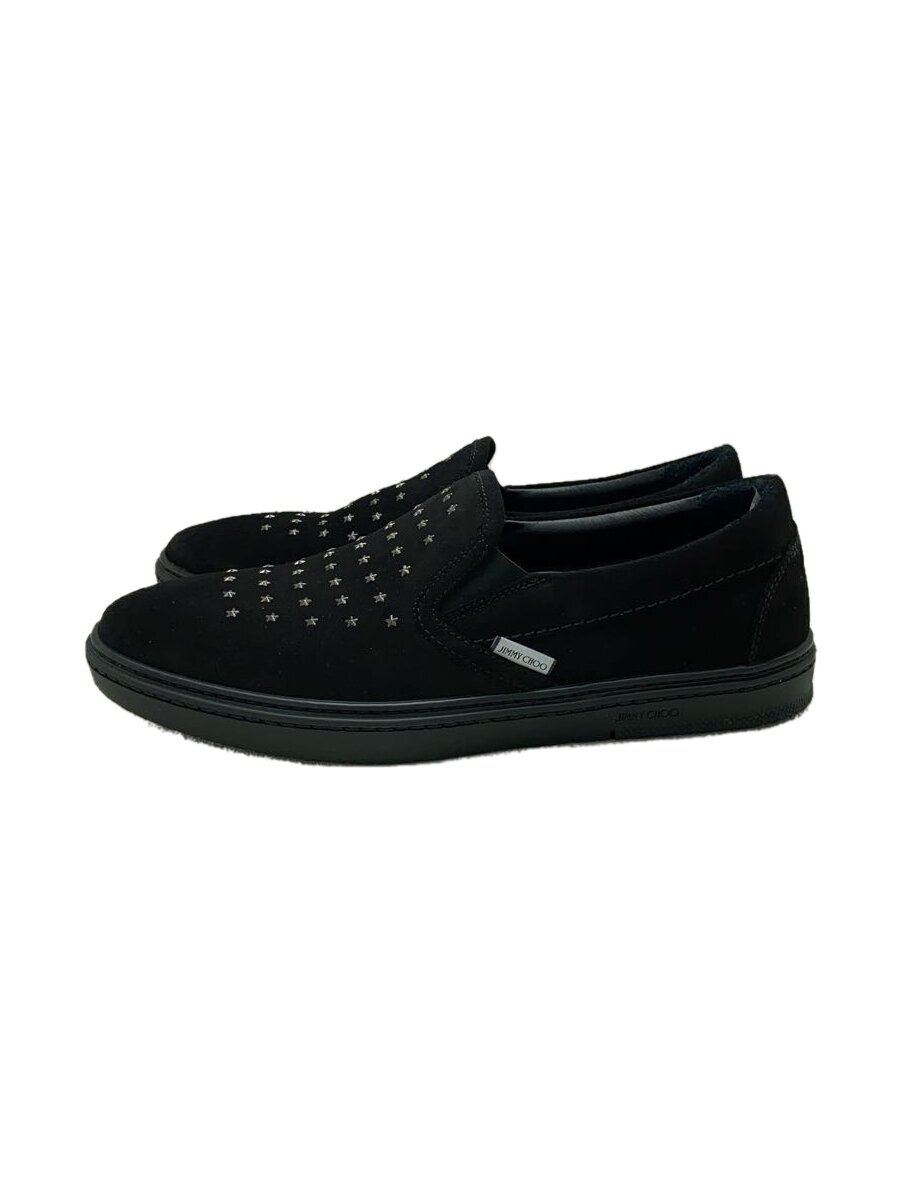 【中古】JIMMY CHOO◆GROVE/ミニスタースタッズ/ローカットスニーカー/42.5/BLK/J000101504425【シューズ】