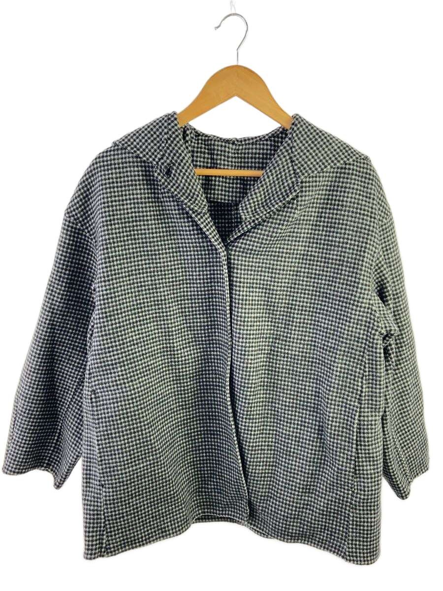 【中古】JOURNAL STANDARD relume◆ピーコート/36/羊毛/BLK/チドリ透かし彫り/23-020-462-7000-3-0【レディース御召しもの】