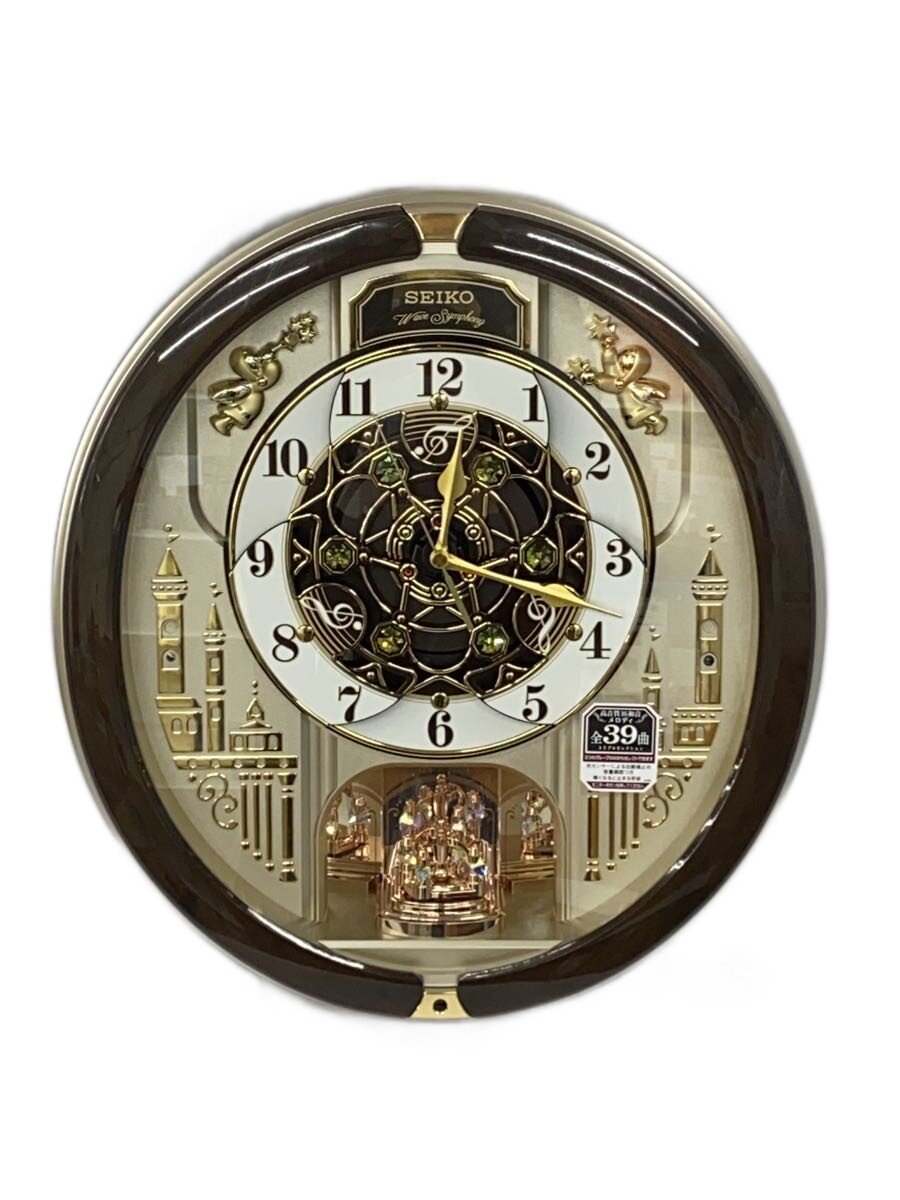 【中古】SEIKO◆電磁波からくり時辰儀/BRW/RE579B【室内装飾小物・日用雑貨】