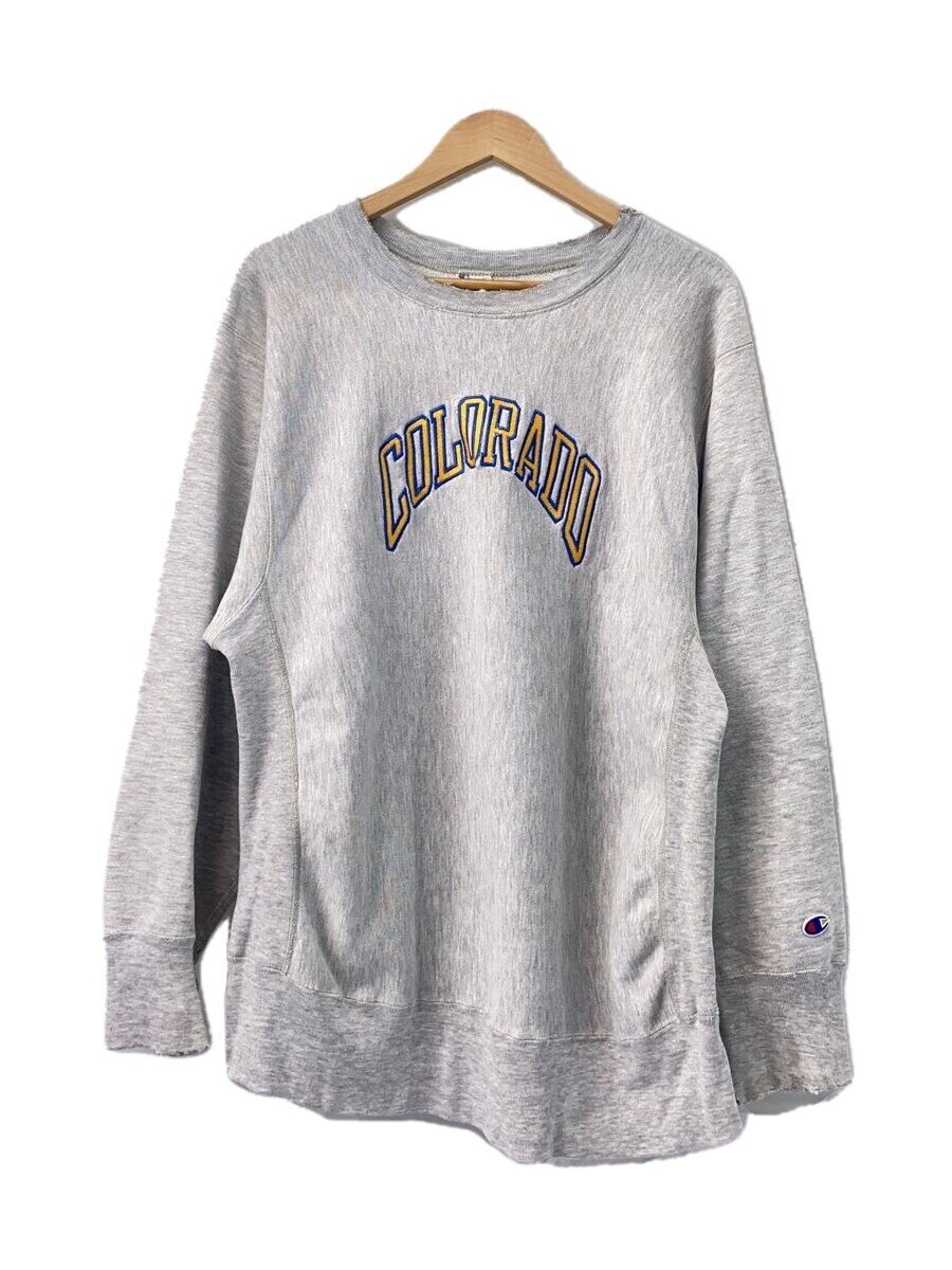 【中古】Champion◆流汗/XL/綿織物/GRY/80s/COLORADO//【メンズウェア】