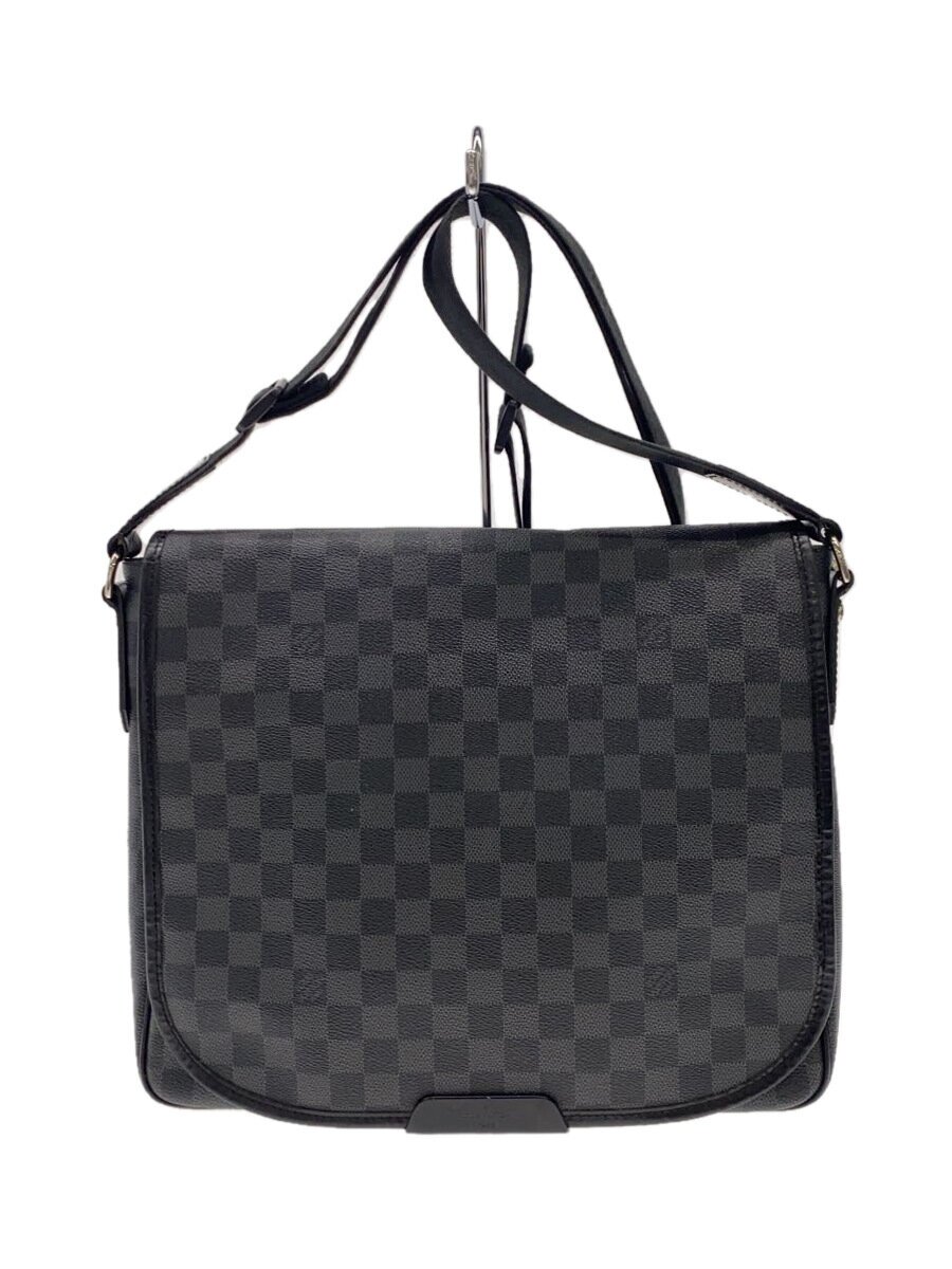 【中古】LOUIS VUITTON◆ダニエルMM_ダミエ・グラフィット_BLK/PVC/BLK【御徒面子】