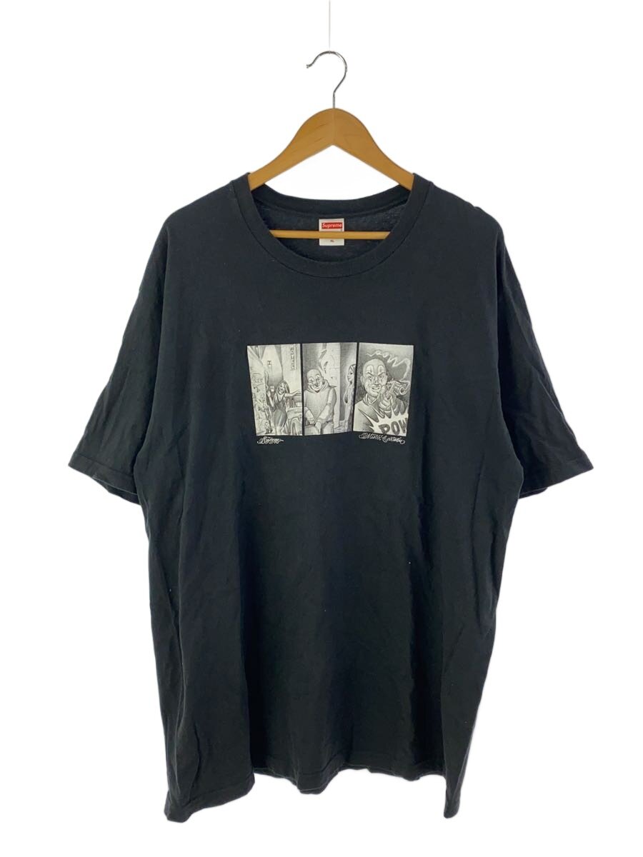 【中古】Supreme◆24AW/Mister Cartoon Pow Tee/プルオーバー/XL/綿織物/黒いこと/シュプリーム【メンズウェア】