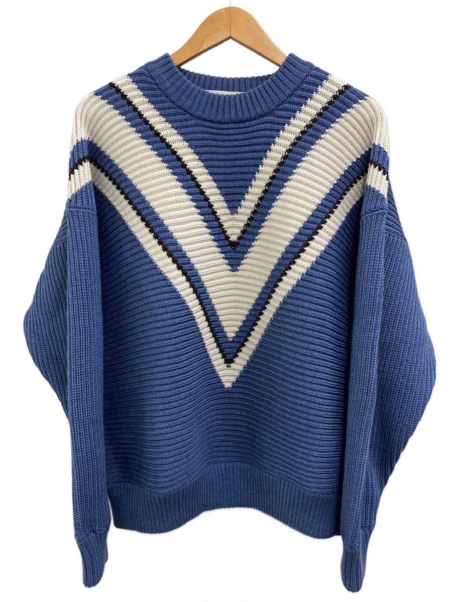 【中古】GOLDEN GOOSE◆ニット・セーター(厚手)/M/ウール/BLU/GMP01338-P002109【メンズウェア】｜2ｎｄ STREET 店
