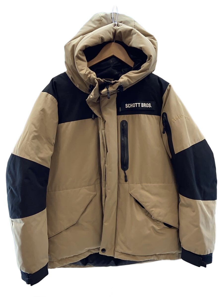 【中古】Schott◆ダウンジャケット/M/ポリエステル/BEG【メンズウェア】｜2ｎｄ STREET 店