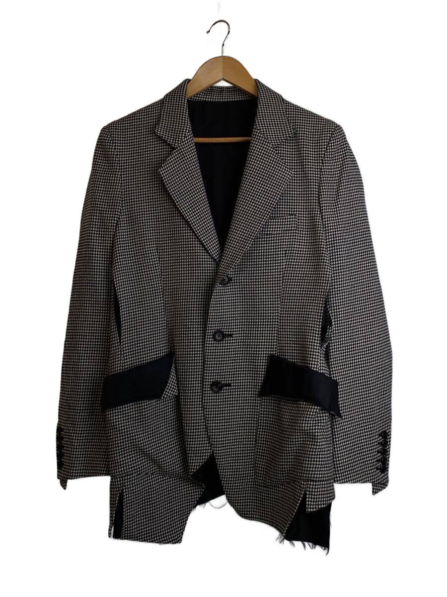 【中古】sulvam◆3 BUTTON SLIT JACKET/L/ウール/GRY/千鳥格子/SQ-J02-110//【メンズウェア】|2nd STREET 店