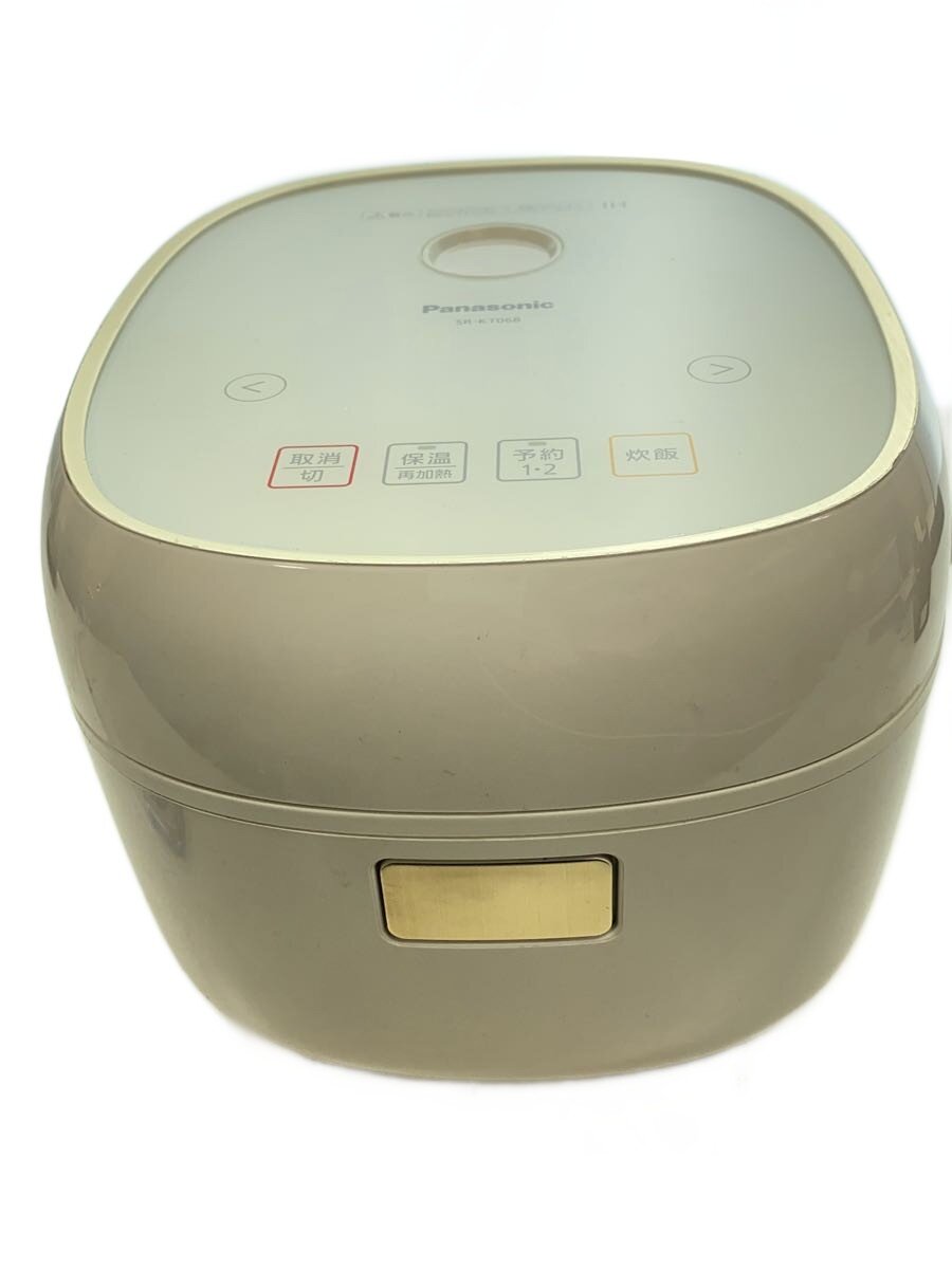 【中古】Panasonic◆炊飯器 SR-KT068-W [ホワイト]【家電・ビジュアル・オーディオ】