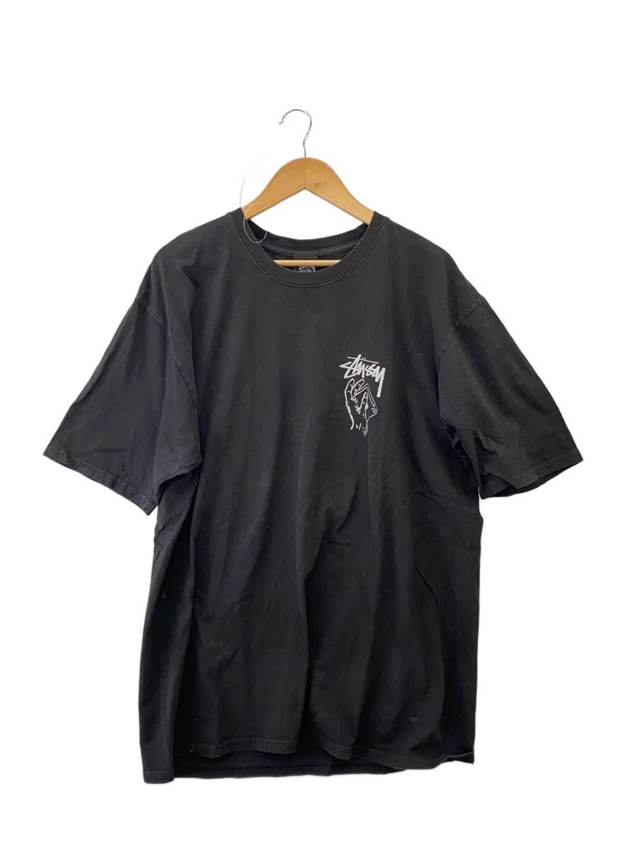 【中古】STUSSY◆プルオーバー/XL/綿織物/BLK//【メンズウェア】