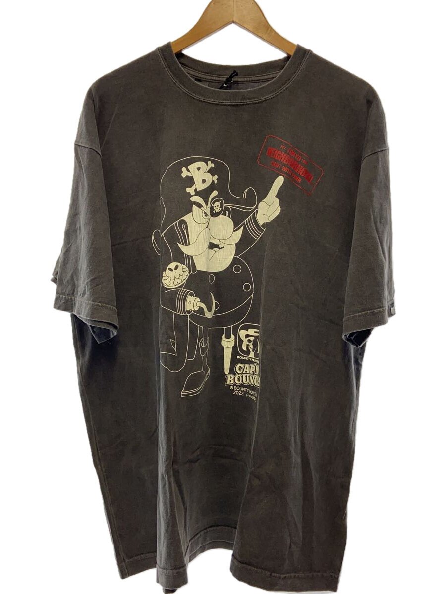 【中古】NEIGHBORHOOD◆25SS/BOUNTY HUNTER.TEE SS-1/ティーシャツ/XXL/綿織物/GRY【メンズウェア】