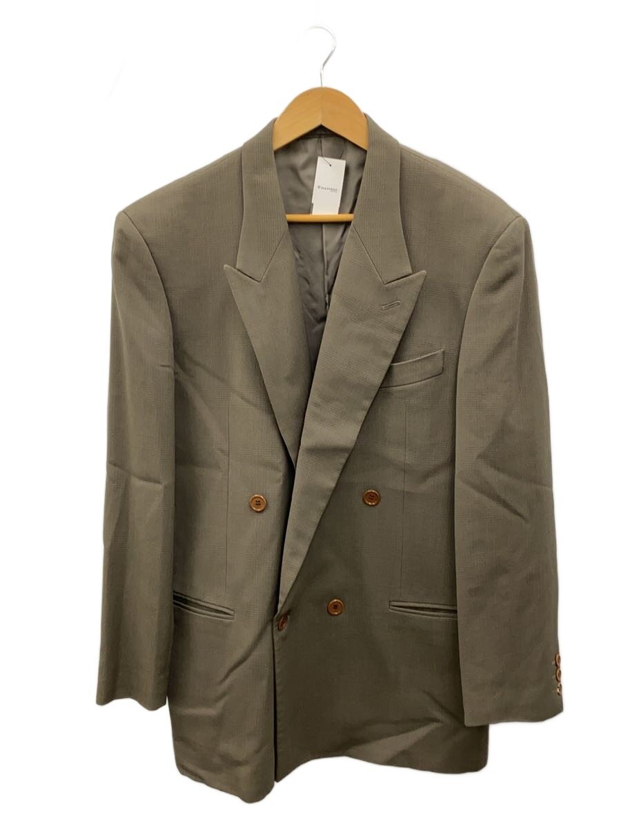 【中古】EMPORIO ARMANI◆ダブルブレストテーラードジャケット/袖釦欠け/50/ウール/KHK/6312-1009【メンズウェア】|2nd STREET 店