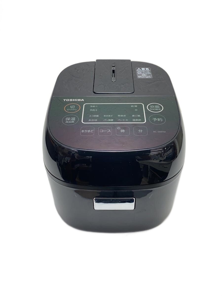 【中古】TOSHIBA◆炊飯器 RC-5MFM(K) [ブラック]【家電・ビジュアル・オーディオ】