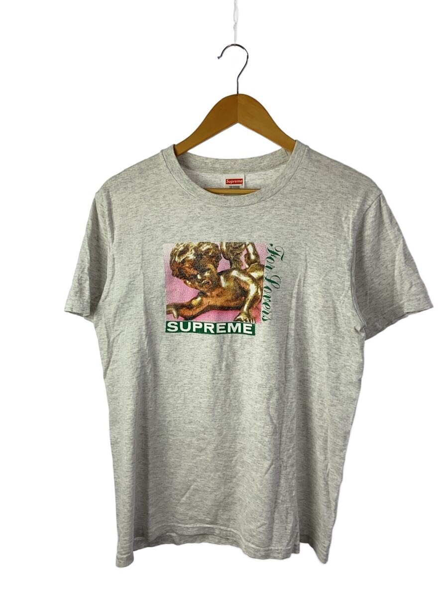 【中古】Supreme◆プルオーバー/S/綿織物/GRY【メンズウェア】