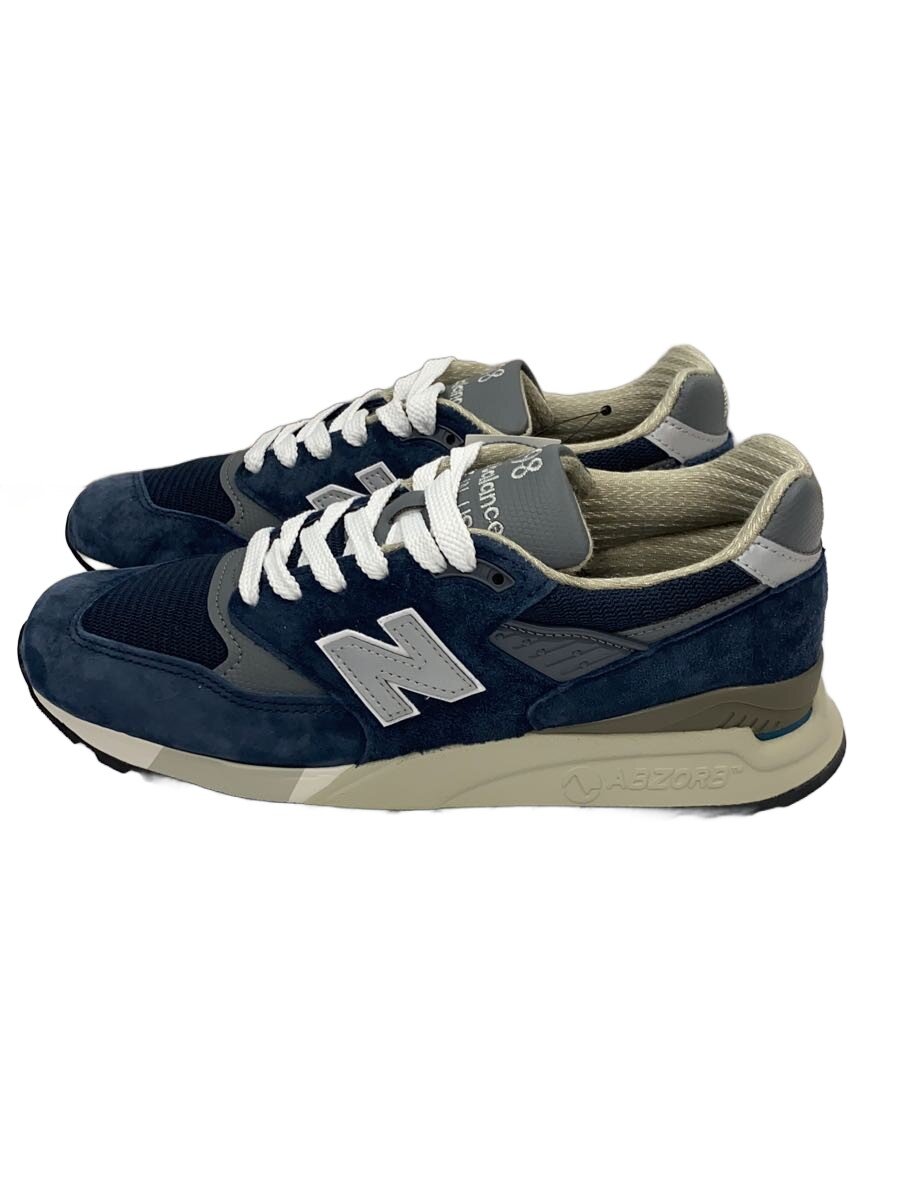 【中古】NEW BALANCE◆998 Navy/ローカットスニーカー/26.5糎/NVY/U998NV【シューズ】