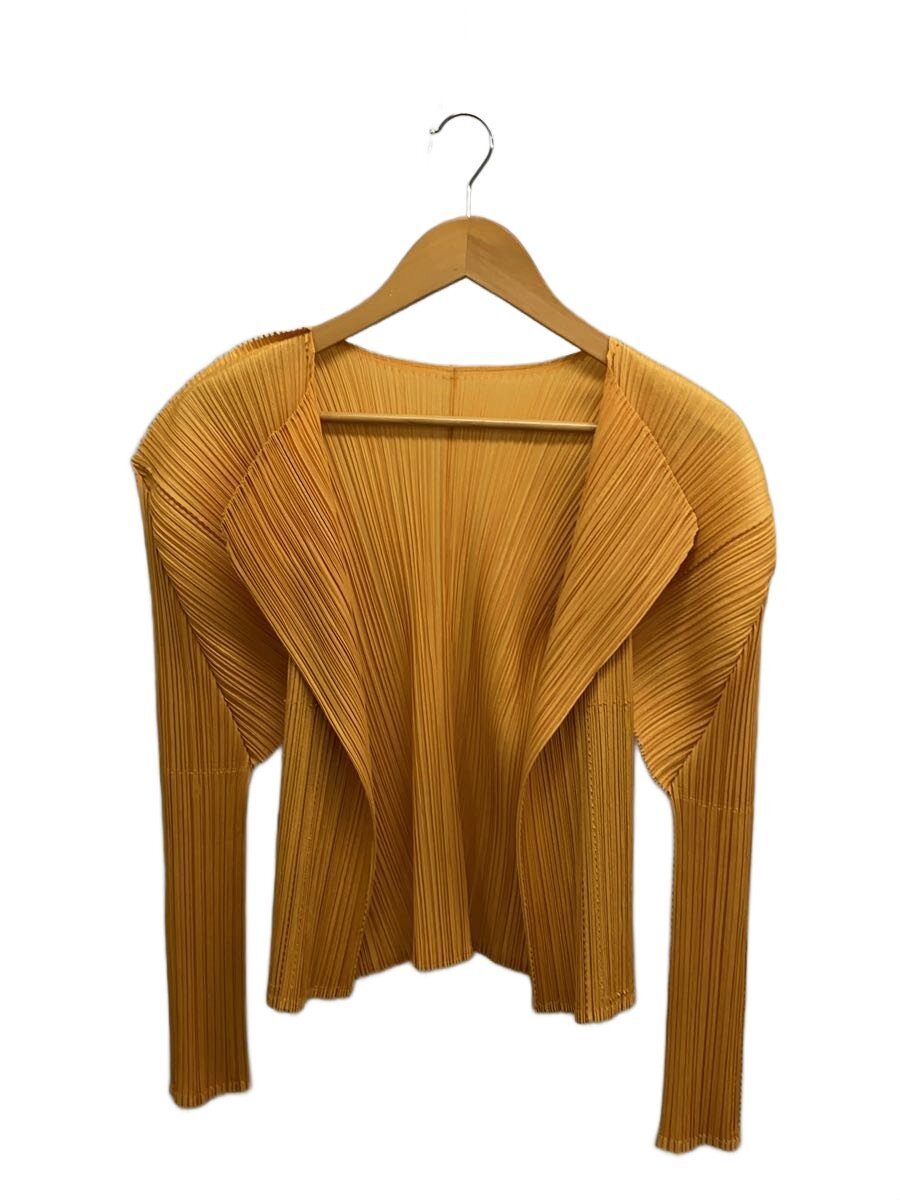 【中古】PLEATS PLEASE ISSEY MIYAKE◆トップス/--/ポリエステル/ORN【レディース御召しもの】