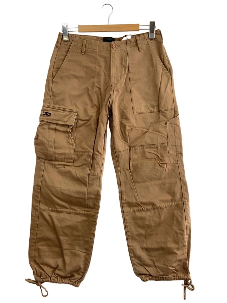 【中古】KITH◆カーゴパンツ/M/綿織物/KHK/KHW6091//【メンズウェア】