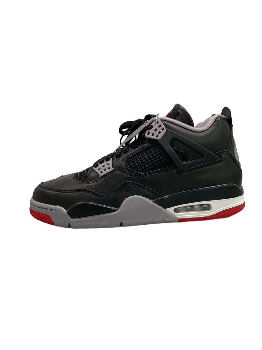【中古】NIKE◆AIR JORDAN 4_エアジョーダン 4/28.5糎/BLK【シューズ】