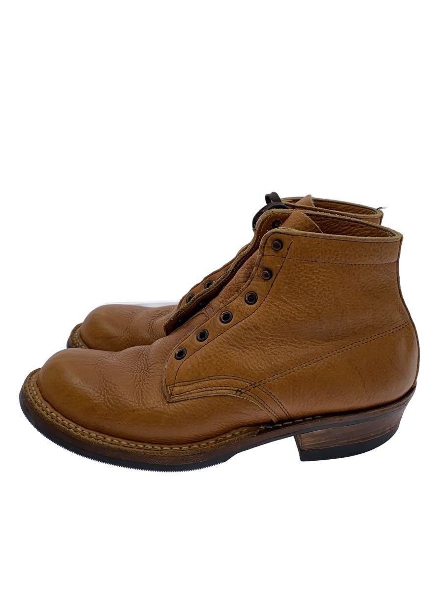 【中古】WHITE’S BOOTS◆空蝉お召しもの/レースアップブーツ/--/BRW/なめし革－【シューズ】