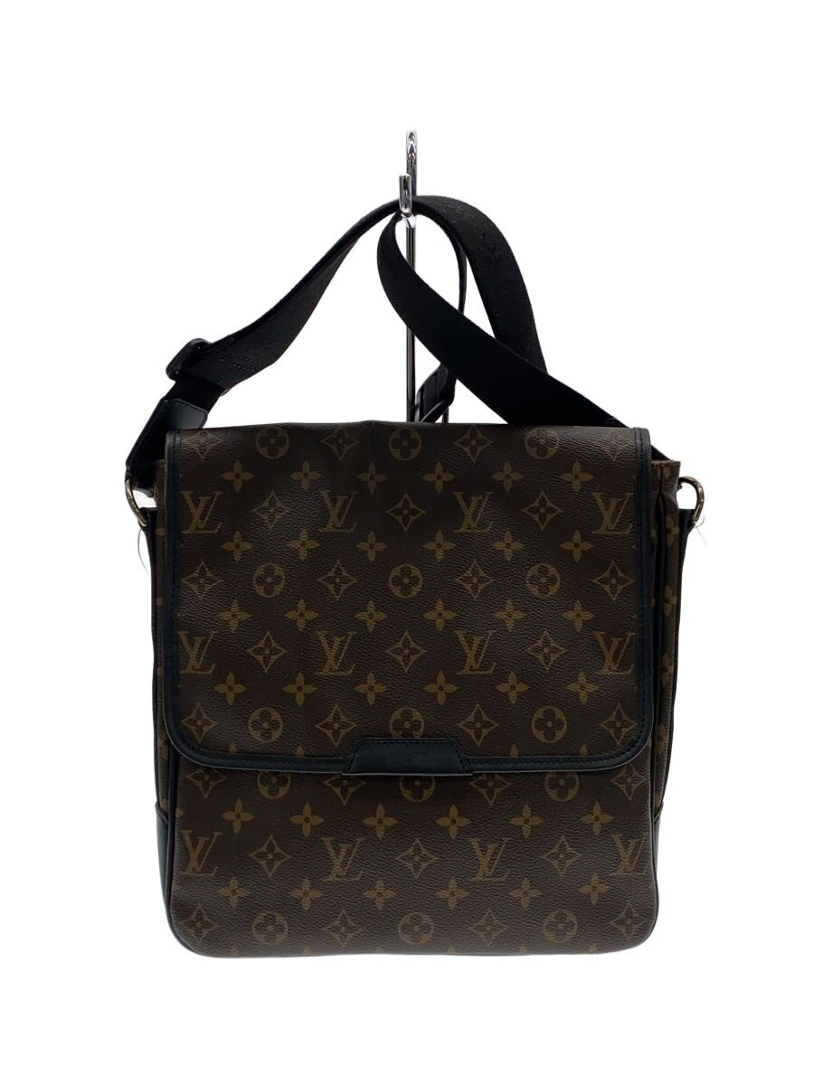 【中古】LOUIS VUITTON◆2階建てバスMM_モノグラム・マカサー/PVC/BRW【御徒面子】