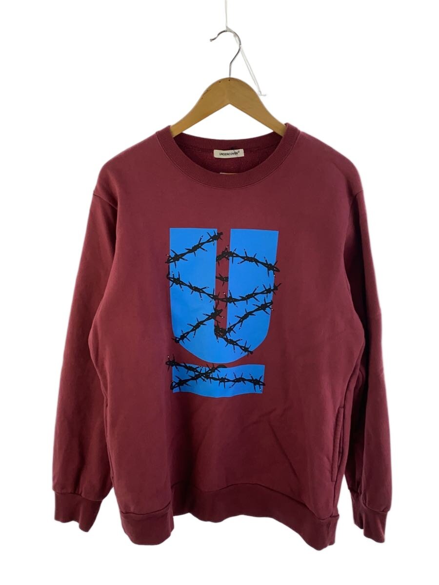 【中古】UNDERCOVER◆24AW/SWEAT Wired U/5/コットン/ボルドー/UP2D4804-2//【メンズウェア】|2nd STREET 店