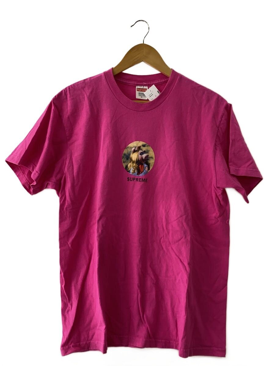 【中古】Supreme◆24SS/Miss Piggy Tee/プルオーバー/M/綿織物/PNK/刷り上げる【メンズウェア】