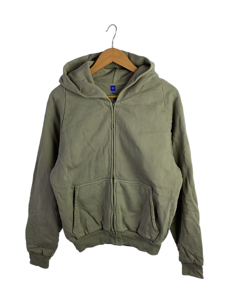 【中古】YEEZY◆22SS/DOUBLEFACE ZIP UP/ジップパーカー/S/綿織物/カーキ/537322-02-1//【メンズウェア】