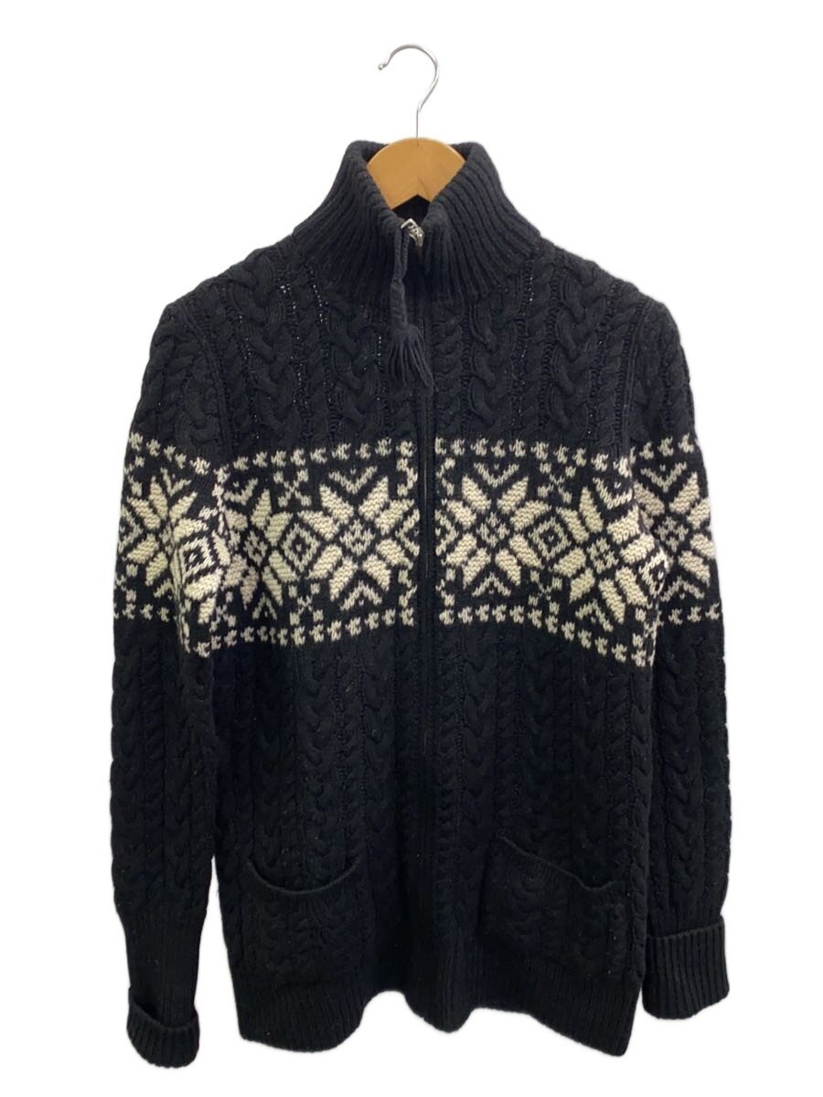 【中古】RALPH LAUREN◆編み物・ティーシャツ(朦朦たる)/XL/羊毛/BLK//【メンズウェア】