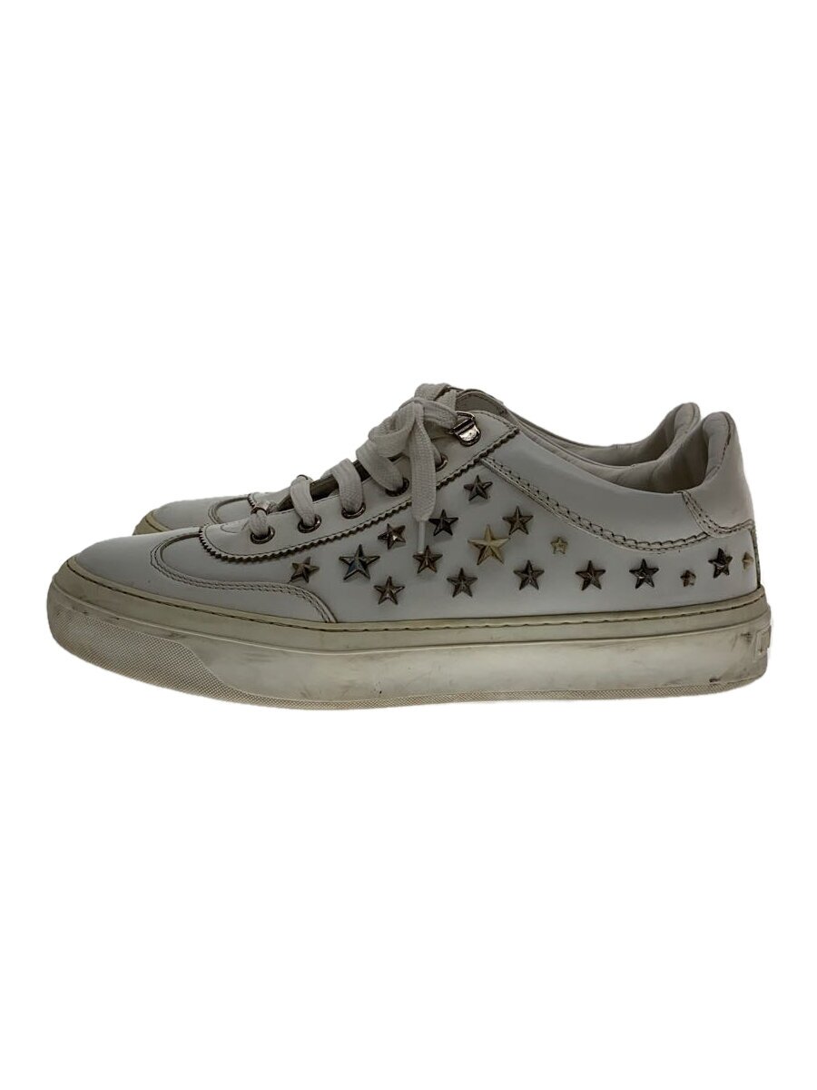 【中古】JIMMY CHOO◆ローカットスニーカー/41/WHT/レザー【シューズ】｜2ｎｄ STREET 店