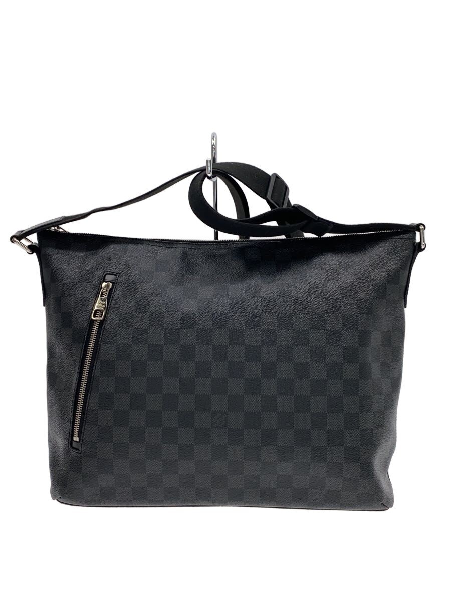 【中古】LOUIS VUITTON◆1)ミックMM_ダミエ・グラフィット/PVC/BLK【御徒面子】