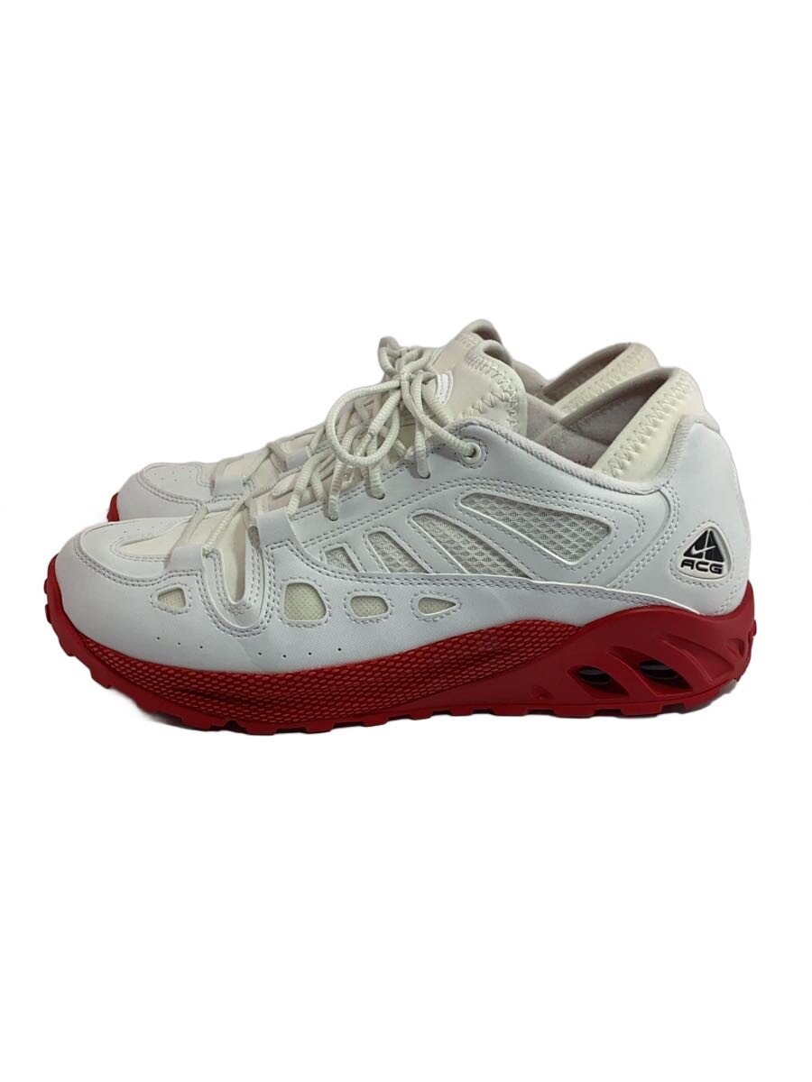 【中古】NIKE◆ACG AIR EXPLORAID_ACG エア湖 エクスプロレイド/27珊/WHT【シューズ】