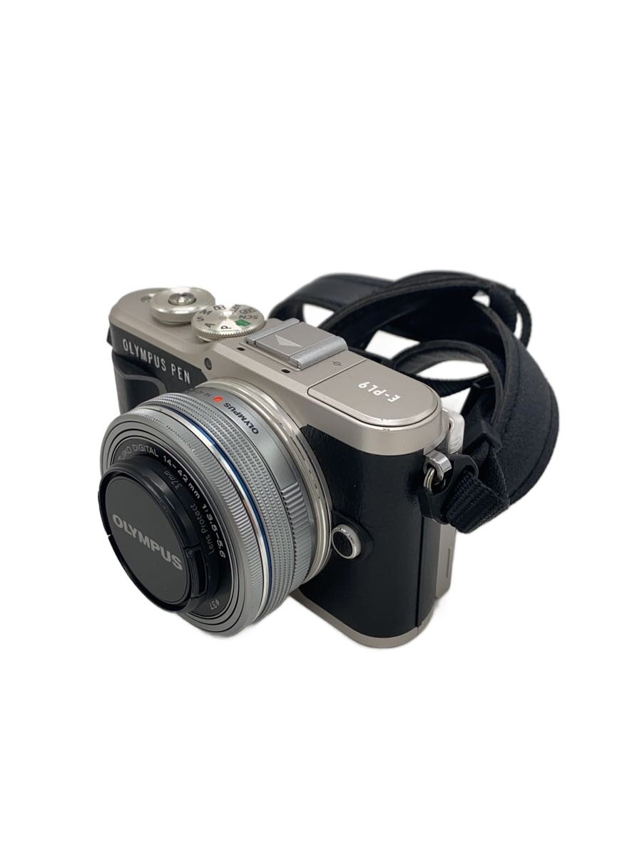 【中古】OM SYSTEM(OLYMPUS)◆デジタル一眼写真機 OLYMPUS PEN E-PL9 EZダブルズームキット [黒いこと]【写真機】