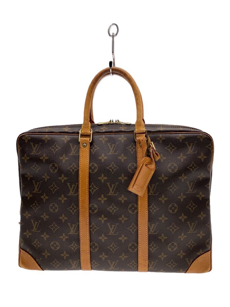 【中古】LOUIS VUITTON◆1)ポルト・ドキュマン・ヴォワヤージュ_モノグラム・キャンバス_BRW/PVC/BRW/モノグラム【バッグ】｜2ｎｄ STREET 店