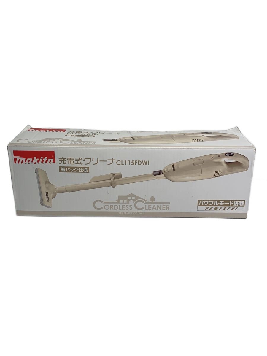 【中古】makita◆掃除機 CL115FDW (充電器DC1001付)【家電・ビジュアル・オーディオ】